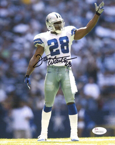 Darren Woodson Autographed Dallas Cowboys 8x10 Pointing Photo- JSA W Auth *Black