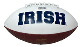 Raghib Rocket Ismail Signed Notre Dame Wilson Logo Football BAS