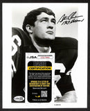 Steve Owens Signed/Autographed 8x10 Photo Oklahoma Sooners Heisman JSA 212247
