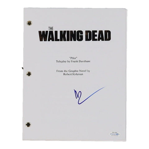 Norman Reedus (Daryl Dixon) The Walking Dead Full Pilot Script AutographCOA Holo