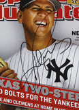 Alex Rodriguez Signed New York Yankees Texas Two-Step Sports IllustratedMagazine