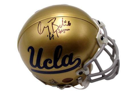 Gary Beban UCLA Signed/Inscribed 67 Heisman Mini Helmet JSA 172310
