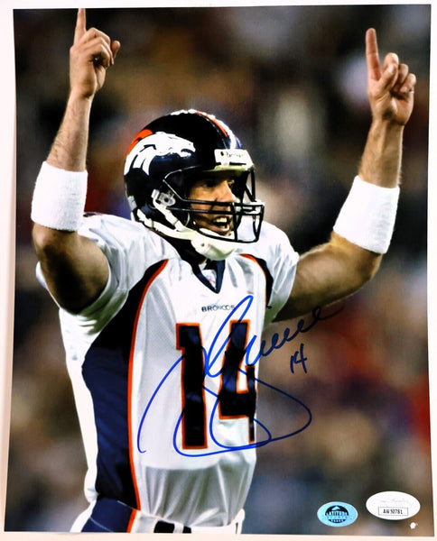 Brian Griese (Denver Broncos) Autographed 8x10 Photograph (James Spence COA)