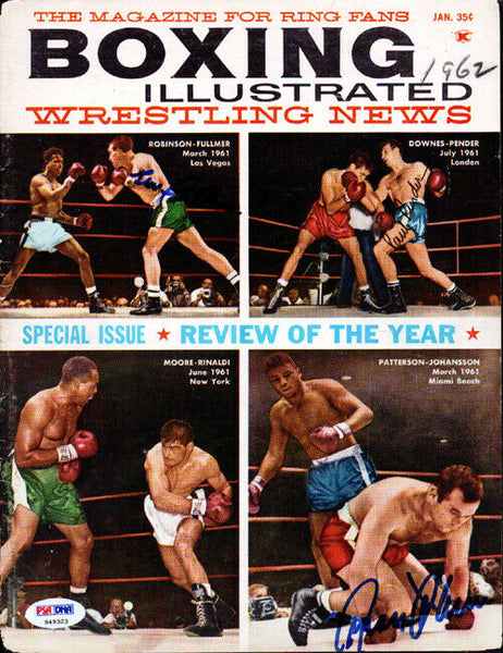 Johansson, Pender & Fullmer Authentic Autographed Magazine Cover PSA S49323