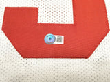 SAN FRANCISCO 49ERS NICK BOSA AUTOGRAPHED WHITE JERSEY BECKETT WITNESS 230701