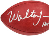 Walter Jones Signed Official NFL Leather Football Seahawks "HOF 14" MCS Holo