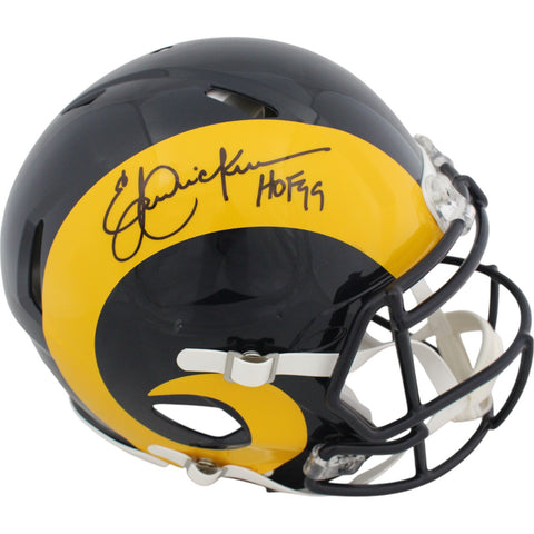 Eric Dickerson Autographed Los Angeles Rams TB Pro Helmet HOF Beckett 49197