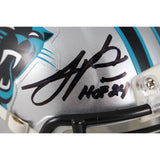 Julius Peppers Autographed Carolina Panthers Mini Helmet HOF Beckett 53655