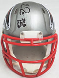 MATT RYAN AUTOGRAPHED FALCONS BLACK MINI HELMET 2016 NFL MVP BECKETT 216626