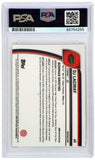 DJ Lagway Signed 2024 Bowman Chrome Refractor Card #63 -(PSA/DNA - Auto Grade 8)