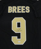 Saints Quarterback DREW BREES Signed Custom Replica Jersey AUTO - BAS