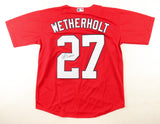 JJ Wetherholt Signed Cardinals Nike Authentic Jersey (JSA) 2024 St Louis 1st Pck