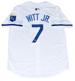 BOBBY WITT JR AUTOGRAPHED KANSAS CITY ROYALS #7 WHITE NIKE JERSEY BECKETT