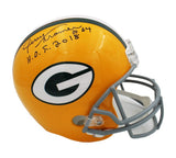 Jerry Kramer Signed Green Bay Packers Throwback Full Size NFL Helmet - Insc