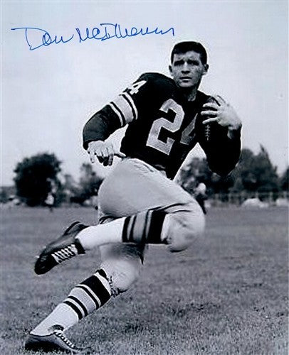Packers DON McILHENNY Signed 8x10 Photo #3 AUTO - Halfback 1957-59