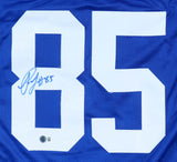 Pierre Garcon Signed Indianapolis Colts Jersey (Beckett) 2013 NFL Receptions Ldr