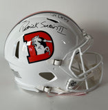 Patrick Surtain II Autographed/Inscribed "24DPOY" Snowcapped Pro Helmet BAS COA