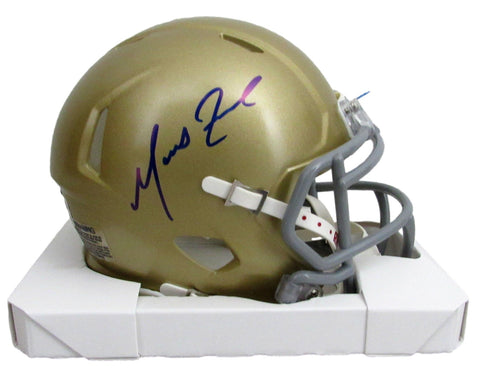 Marcus Freeman Signed/Autographed Mini Football Helmet Notre Dame Beckett 204854
