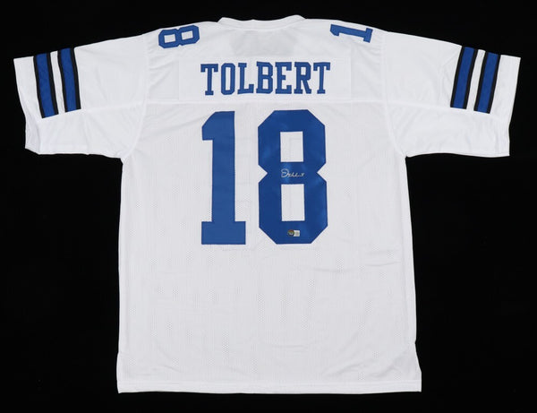 Jalen Tolbert Signed Cowboys Jersey (Beckett) Dallas 2022 3rd Round Pick W.R.