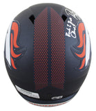 Broncos Rod Smith & Ed McCaffrey Signed F/S Speed Rep Helmet W/ Case BAS Witness