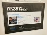 Diego Maradona Signed Autographed Photo Custom Framed to 20x24 Icons