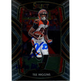Tee Higgins Autographed Panini Select 260 Who Dey Trading Card Beckett 48916