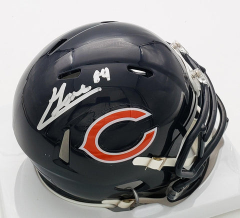 Colston Loveland Signed Bears Mini Helmet (JSA COA) 2025 1st Round Draft Pck T.E