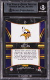 Vikings Adam Thielen Authentic Signed 2019 Select #167 Card BAS Slabbed