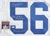 Eugene Lockhart Signed Dallas Cowboys Jersey Twice Inscribed JSA COA/ All Pro LB