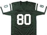 Wayne Chrebet Autographed Green Pro Style Jersey - Beckett W Hologram *Black