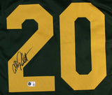 Allen Pinkett Signed Notre Dame Fighting Irish Jersey (Beckett) Houston Oiler RB