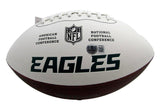 Vince Papale Signed/inscribed Eagles Logo White Football Beckett 199606