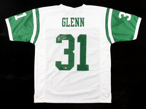 Aaron Glenn Signed New York Jets Jersey (Beckett) 3xPro Bowl Defensive Back