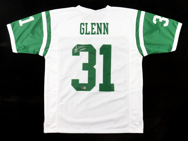 Aaron Glenn Signed New York Jets Jersey (Beckett) 3xPro Bowl Defensive Back