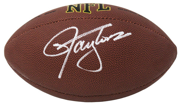 Lawrence Taylor Signed Wilson Super Grip Full Size NFL Football - SCHWARTZ COA