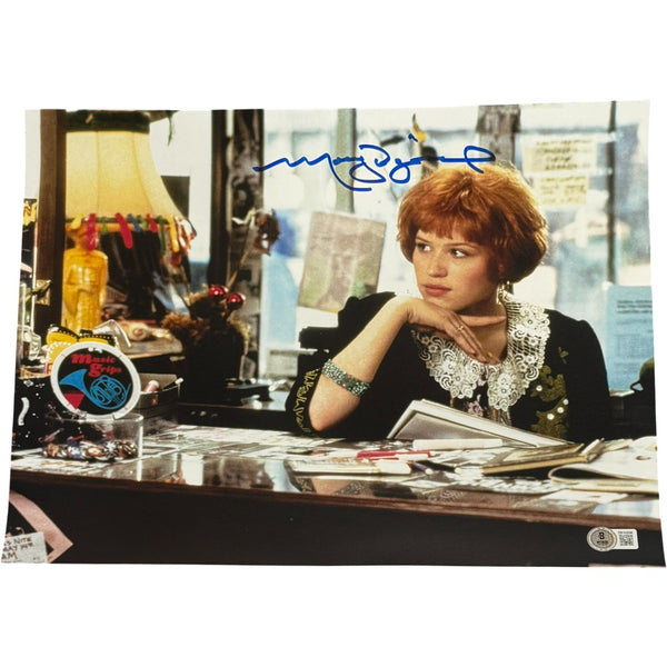 Molly Ringwald Autographed/Signed Pretty in Pink 11x14 Photo Beckett 54356