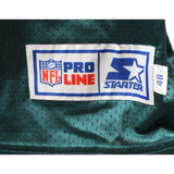 Ricky Watters Signed Philadelphia Eagles Green Starter sz 48 Jersey BAS 48393