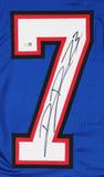 Dion Dawkins Authentic Signed Blue Pro Style Jersey Autographed JSA Witness