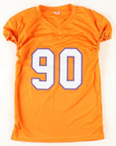 Dexter Lawrence Signed Clemson Tigers Jersey (Beckett) 2xNational Champion D.E.