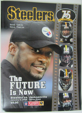 2008 AFC Wildcard Playoff Gameday Program 1/5/08 Steelers vs. Jaguars 145889