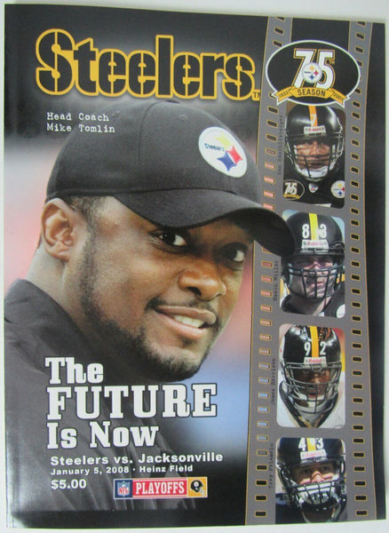 2008 AFC Wildcard Playoff Gameday Program 1/5/08 Steelers vs. Jaguars 145889
