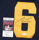 Lorenzo Cain Milwaukee Brewers Nike Jersey (JSA COA) 2015 World Series Champion