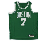 Jaylen Brown Signed Boston Celtics Nike Swingman Icon Ed Green Jersey -Large