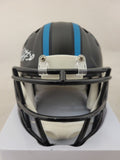 CHUBA HUBBARD SIGNED CAROLINA PANTHERS ALTERNATE SPEED MINI HELMET BECKETT