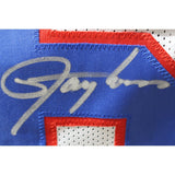 Lawrence Taylor Autographed Pro Style XL White Jersey Beckett Witness 49739