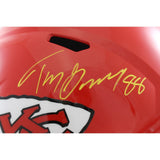 Tony Gonzalez Autographed Kansas City Chiefs F/S Helmet Beckett Witness 56406