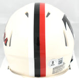 Julio Jones Autographed Atlanta Falcons Retro Speed Mini Helmet - Beckett W Holo