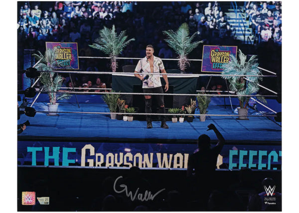 Grayson Waller Autographed WWE The Grayson Waller Effect 16 x 20 Photo Fanatics