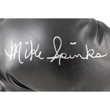 Michael Spinks Autographed/Signed Black Everlast Right Boxing Glove JSA 53562