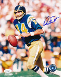 Dan Fouts HOF Autographed 8x10 Photo San Diego Chargers JSA